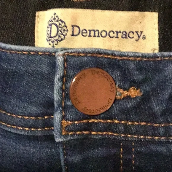 ♀️Democracy Absolution Denim Boot CutJeans Women’s 12 Stretch #502 - Picture 2 of 9